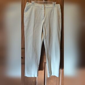Chico's Slimming Pants in Tan/Khaki